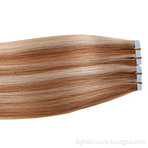 Balayage Color Piano 27/613  2.5gram/piece 18" Remy Tape In Human Hair Extension Full Cuticle 20pcs/pack